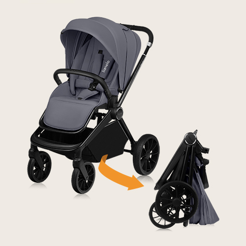 Lionelo Mika Plus Grey Stone — Buggy